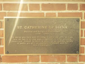 St. Catherine Of Siena Plaque