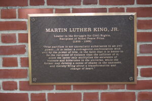 Martin Luther King, Jr. Plaque