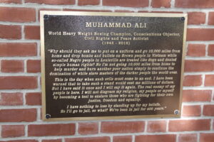 Muhammad Ali Plaque
