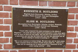 Kenneth E. Boulding & Elise M. Boulding Plaque